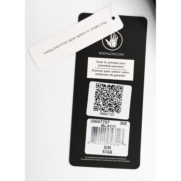 Body Glove Dreamy Star Reversible Cross-Over Sports Bra Size M NEW - Picture 2 of 4